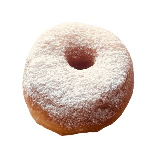 Пончик с сахарной пудрой 0,050